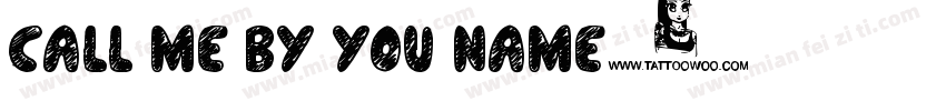 call me by you name字体转换